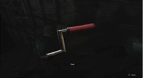 resident evil 2 crank handle claire